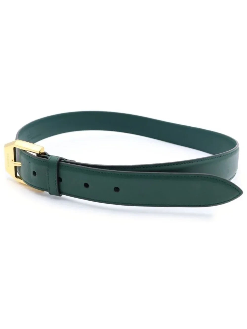 Gucci | Accessories | Gucci Gold Square Buckle Leather Belt 